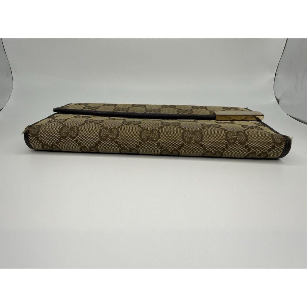Authentic Vintage Gucci GG Canvas Tri-Fold Wallet 257012 - Heavily Flawed /As-Is - Picture 5 of 16